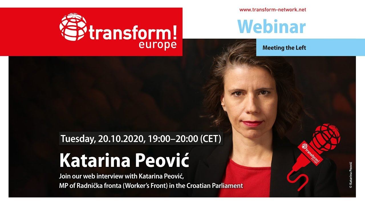 Meeting the Left: Katarina Peović, MP of Radnička fronta смотреть онлайн