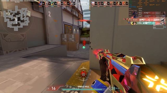 VALORANT : RTX 3060 12 GB + Ryzen 5700X : LOW MSAA 4X 8X || DERKE SETTINGS + BLOOM ON : SPLIT 10 смотреть онлайн