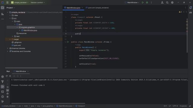 3D-графика на Java #1.1: создание окна смотреть онлайн