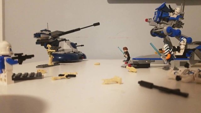 Lego stop motion Star Wars battle 501 legion смотреть онлайн