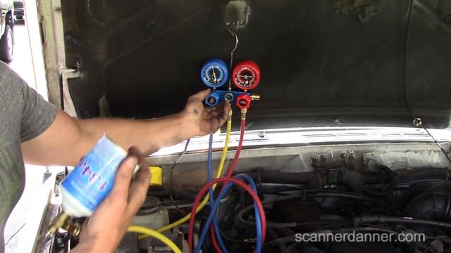 A/C Leak Testing and Repair part 3 - 95 Jeep смотреть онлайн