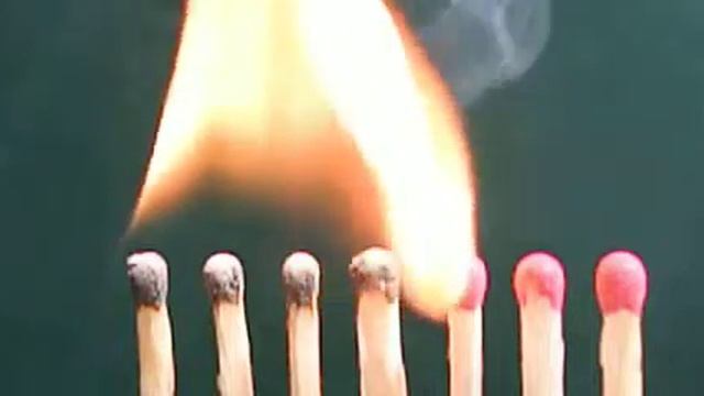 Замедленная съемка, спички 400fps смотреть онлайн