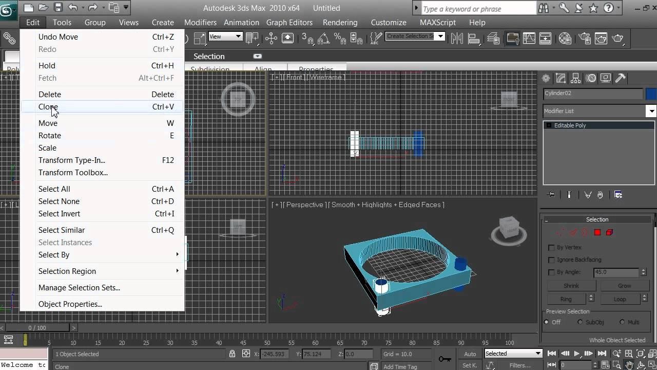 3D Modeling - Computer Fan Tutorial - Beginners - 3ds max - pt 5 of 16 смотреть онлайн