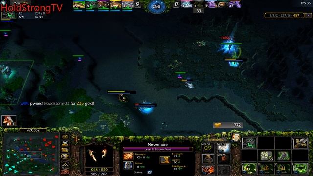 DOTA 1 Shadow Fiend Nevermore Beyond GODLIKE #21 смотреть онлайн