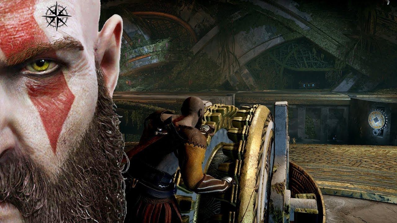 God of War - Alfheim Rune Chest - Moving Platforms Puzzle смотреть онлайн