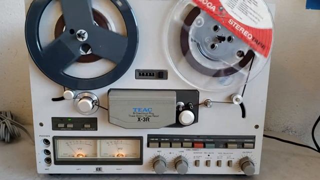 Vintage Teac X-3R 3-Head Reel-to-Reel Tape Deck/Player Demo смотреть онлайн