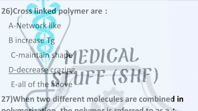 Dental Polymers | repeated past Mcq's | Must watch & Memorize in Easy way #dentalpolymer смотреть онлайн