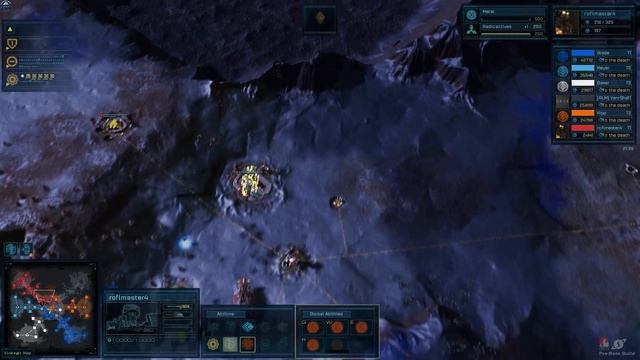 Ashes of the Singularity Gameplay - Night Maps and Dreadnoughts! - 3v3 Gameplay смотреть онлайн