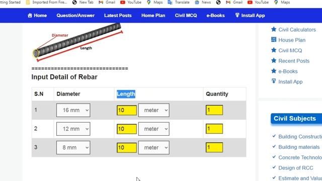 How to Calcualte quantity of Steel in column? Online Calculator смотреть онлайн