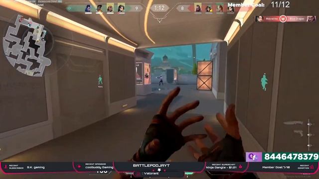 VALORANT LIVE STREAM |"Mosh pit!"| !discord !id !insta !pointshelp #valorantindia #girlgamer смотреть онлайн