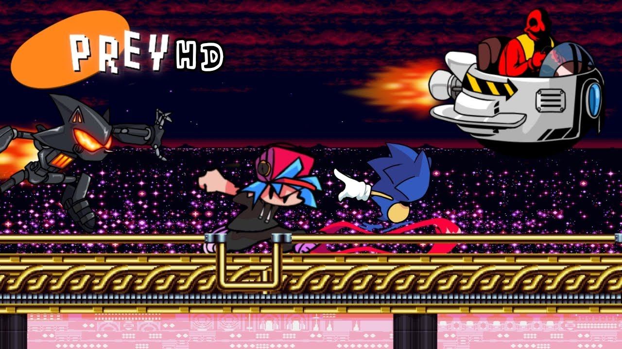 FNF Vs sonic.EXE Prey Hd Mod смотреть онлайн