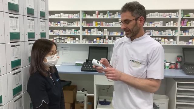 Pharmacist Gideon Gunn how to use best No Touch Thermometer THD2FE from Gunn & McConville Pharmacy смотреть онлайн