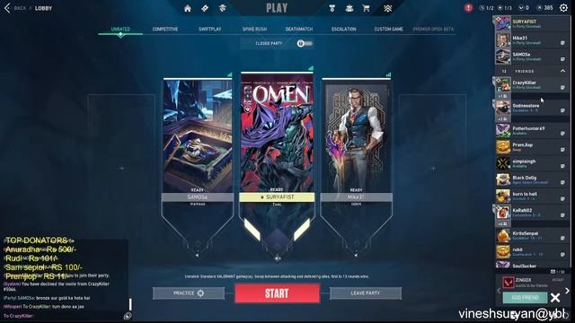 LIVE :-valorant| 5 vs 5 | rank push |suryaonpc | #valorantlive #valorantcompetitive #valorantindia смотреть онлайн