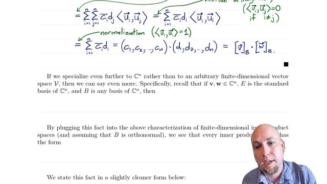 Advanced Linear Algebra - Lecture 21: All Inner Products Look Like the Dot Product смотреть онлайн