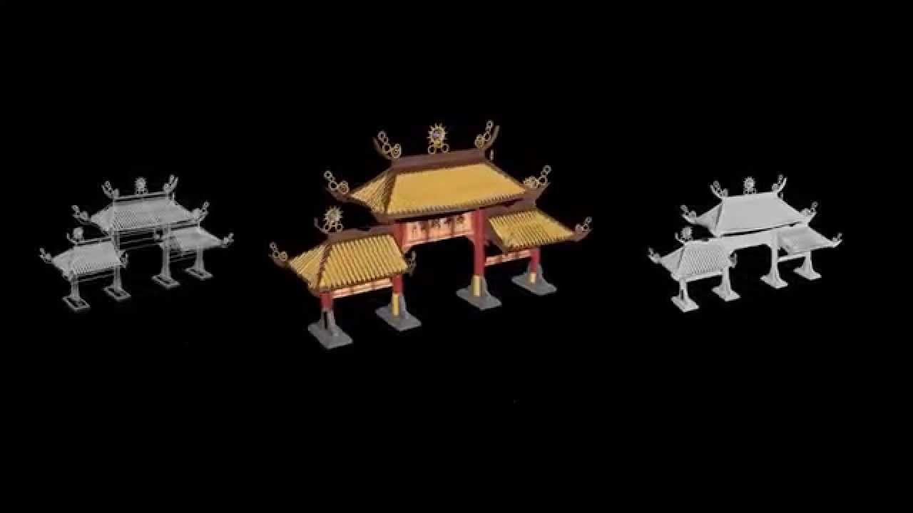"Temple of God of War" - 3D Turntables смотреть онлайн
