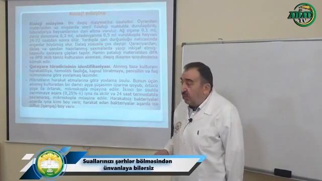 Qarayara, vərəm və brusellyoz (Online dərs - 313) смотреть онлайн