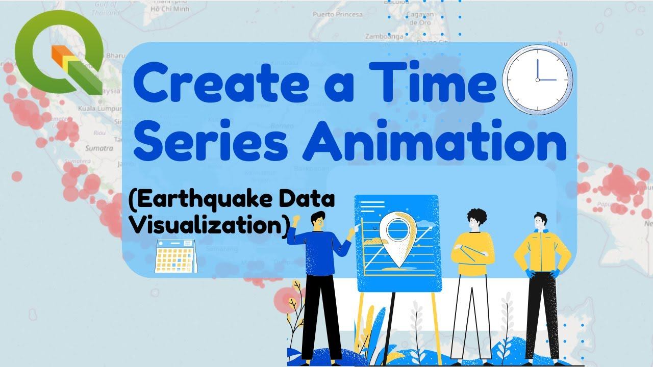 QGIS Tutorial: How to Create a Time Series Animation (Earthquake Data Visualization) смотреть онлайн