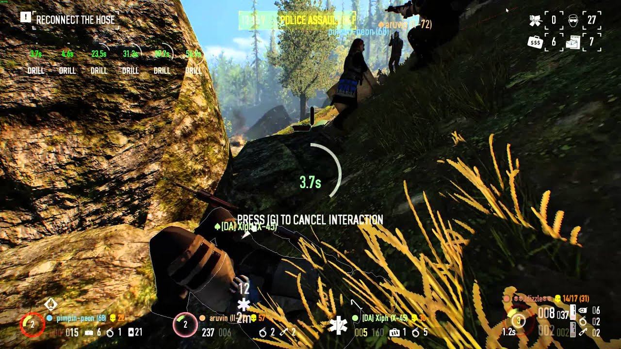 PAYDAY 2 The Bomb Heist Forrest смотреть онлайн