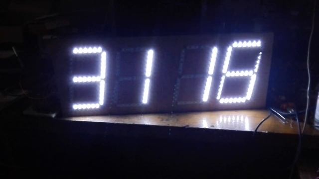 Система старт финиш на Attiny 2313. Тест табло. Спортивный секундомер. смотреть онлайн