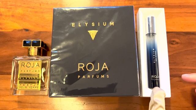 ROJA PARFUMS - ELYSIUM EAU INTENSE REVIEW AND COMPARISON #perfumereview #rojaparfums #roja
