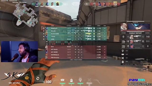 Aaj Karenge Boom Baam  || 1200 Op Raid Army Bolte || #valorant #raid #liveraid #skzesports