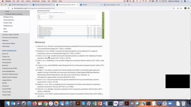 Genome assembly questions and problems using PATRIC Genome Assembly Service смотреть онлайн