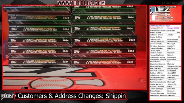 2024 Topps Chrome Black Full Case Break #79 Pick Your Team смотреть онлайн