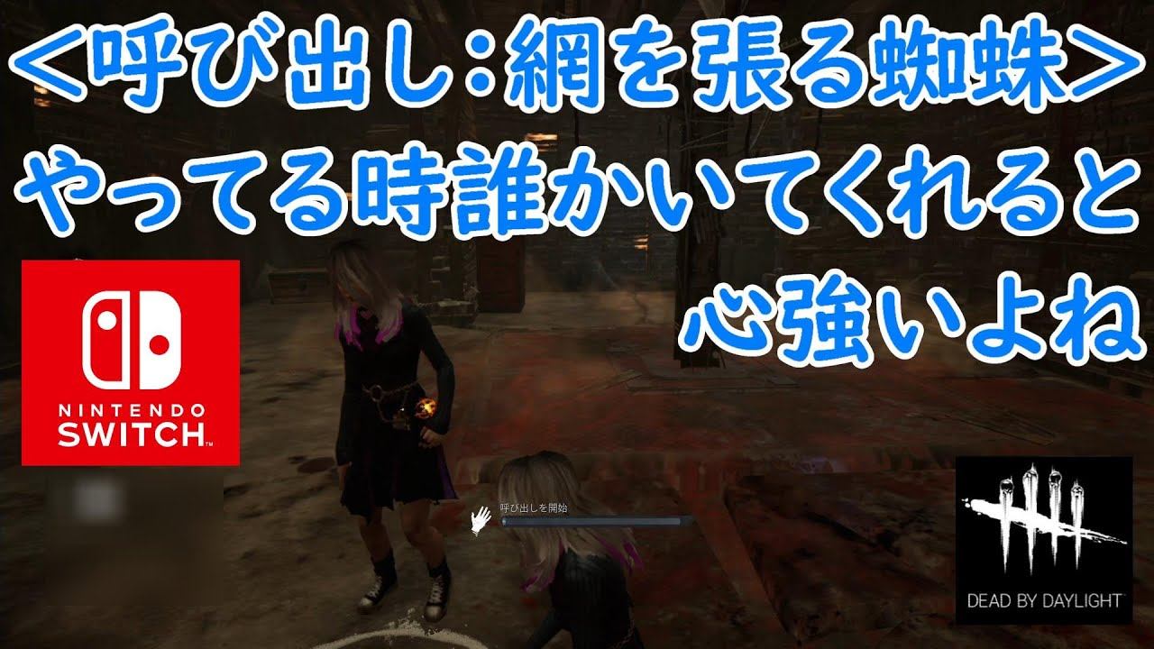【DbD】＜呼び出し：網を張る蜘蛛＞やってる時誰かいてくれると心強いよね【Dead by Daylight 】【switch版】＃1061 смотреть онлайн