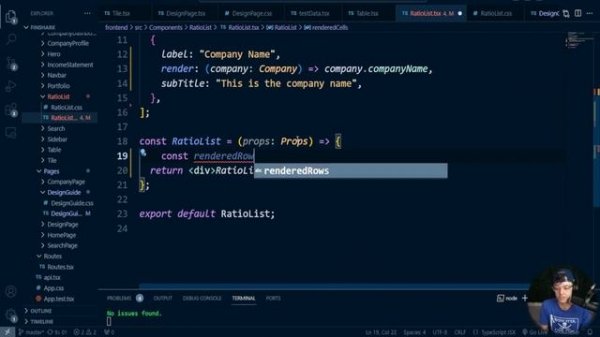 React TypeScript 2023 - 20. RatioList