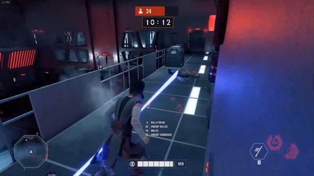 Rey’s Double-Bladed Lightsaber - Star Wars Battlefront 2 Mod смотреть онлайн