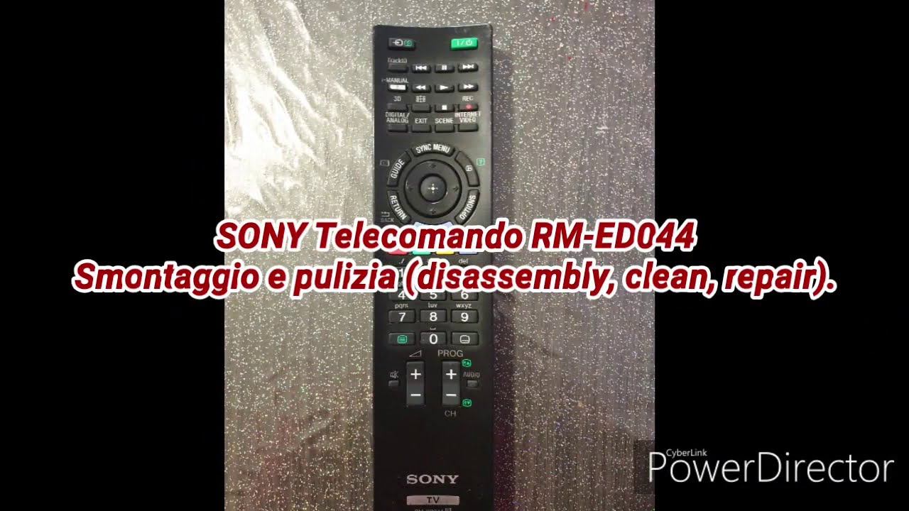 SONY Telecomando RM-ED044 Smontaggio e pulizia (disassembly, clean, repair). смотреть онлайн