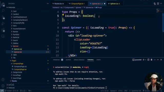React TypeScript 2023 - 25. Loading Spinner смотреть онлайн