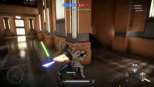 Прохождение: STAR WARS Battlefront II командный бой "Тёмная сторона": За Генерала Гривуса #5 смотреть онлайн