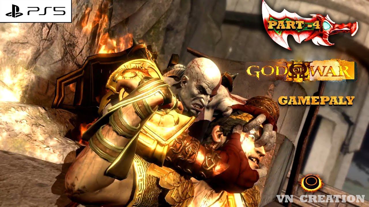 GOD OF WAR 3 REMASTERED PS5 Gameplay Walkthrough Part 4 ps5 gameplay VR Vishal смотреть онлайн