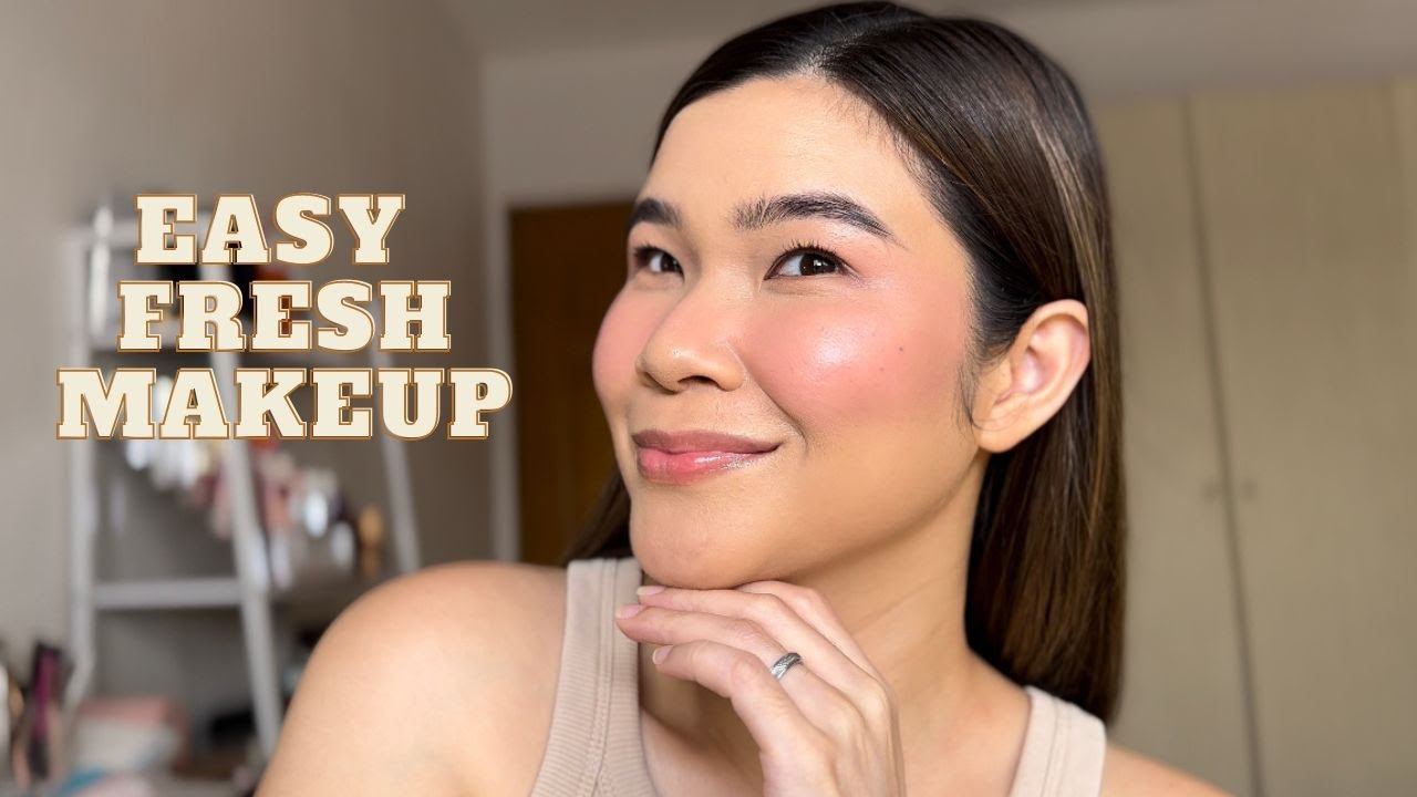 CHILL GRWM EASY FRESH MAKEUP 🍃 | RELAXING MUSIC | JEN DE LEON смотреть онлайн