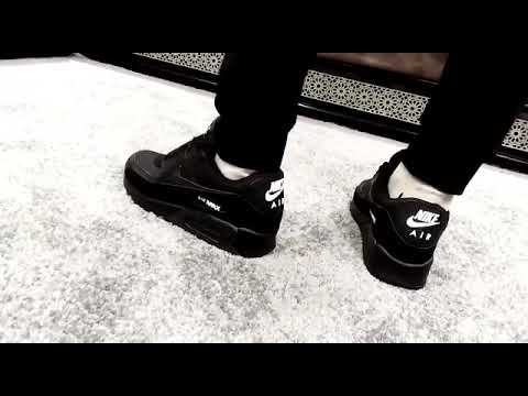 Nike air max 90 black and white смотреть онлайн