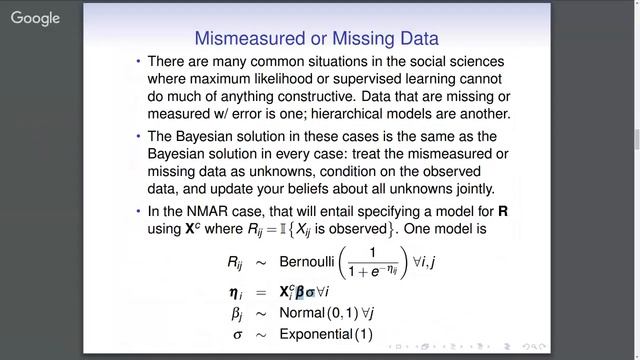 Bayesian Statistics for the Social Sciences 04-27-2017 смотреть онлайн
