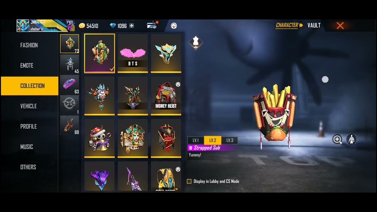 strapped sub in my collection in garena free fire max #garena #JMK4717 #AOSTICKERS смотреть онлайн