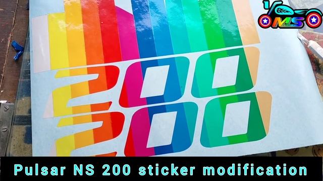 Bajaj Pulsar NS 125 Stickering #pulsar NS 200 Sticker Modification #ns125 Body Graphics Design #