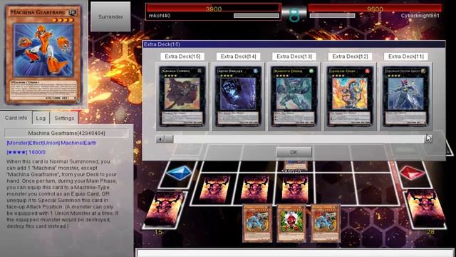 Yugioh Cyberknigh8610 (Noble Knights) VS MKohl40 (Gadgets) With Commentary смотреть онлайн