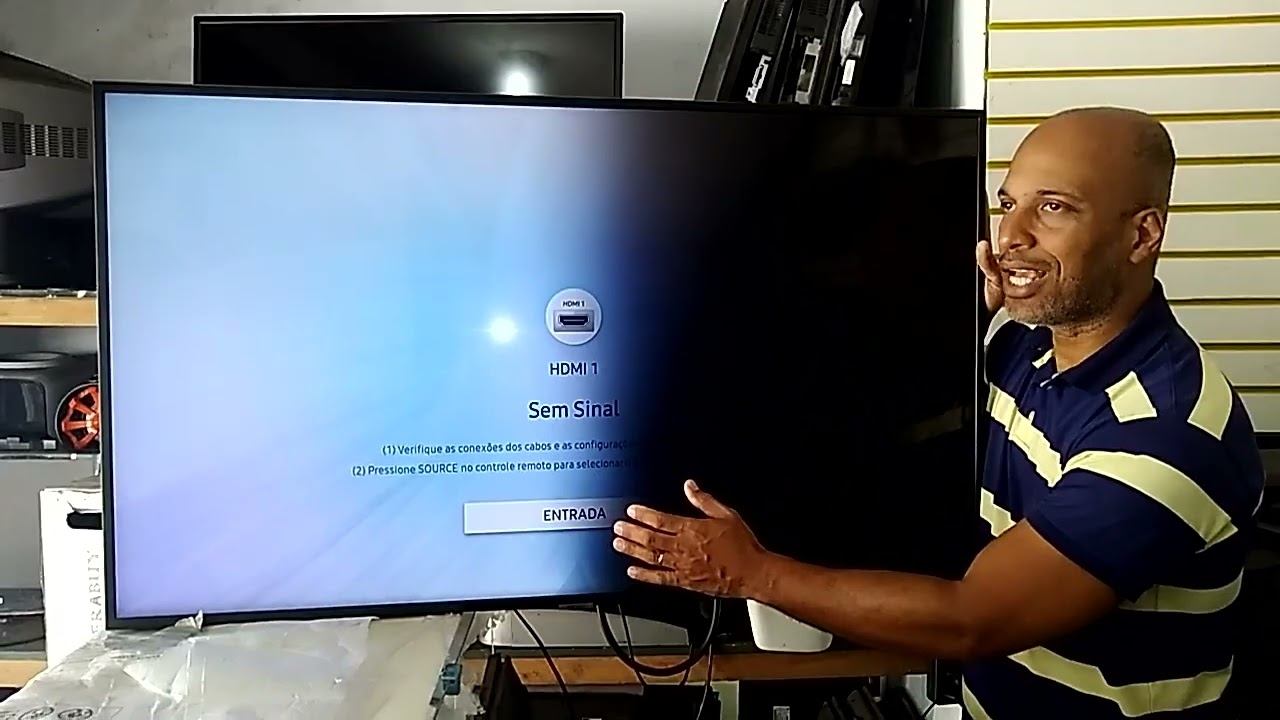 TV Samsung UN50NU7100 Metade da Tela Escura смотреть онлайн