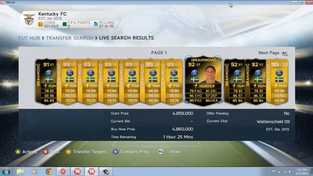 FIFA 14 | GETTING ZLATAN!!! смотреть онлайн