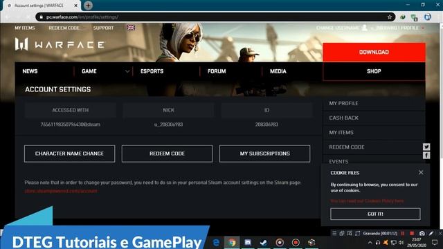 como mudar o nick do warface na steam смотреть онлайн