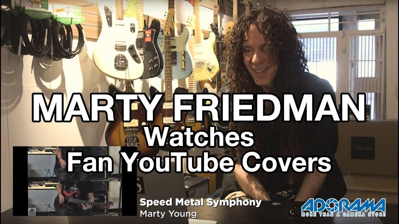 MARTY FRIEDMAN Watches Fan YouTube Guitar Covers | MetalSucks смотреть онлайн