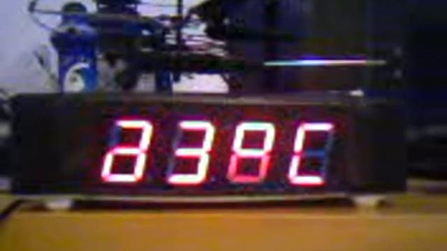 CLOCK & THERMOMETER (MY 5TH PIC - PROJECT - THANKS FOR MR . BODGI FOR HELP !) смотреть онлайн