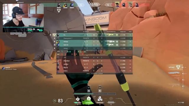 MINHA VIPER É MUITO FORTE! (33 kills no RADIANTE!) - Valorant | Coreano смотреть онлайн
