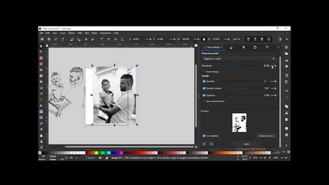 Inkscape Tutorial for laser engraving | INKSCAPE смотреть онлайн