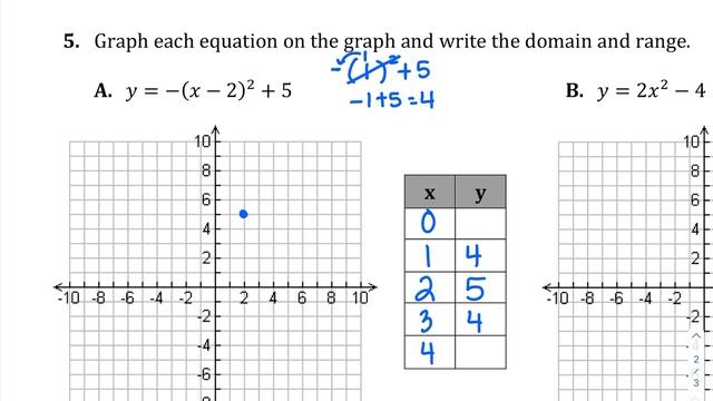 Day 3 - Graphing Quadratics Day 2 смотреть онлайн