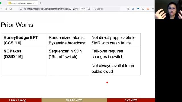 SOSP 2021: Rabia: Simplifying State-Machine Replication Through Randomization смотреть онлайн