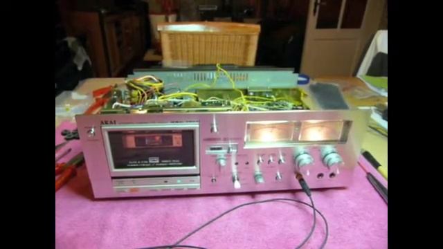 AKAI GXC-750D SILVER Stereo Vintage Cassette Deck 1977 смотреть онлайн